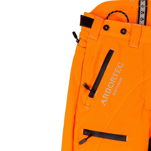 ATHV4060_F_TrouserBreatheflexProFemaleHVOrangeDesignA_Class1_8 Arbortec Breatheflex Pro Female - Viiltosuojahousut - Image 6